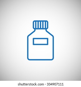 Plastic bottle icon