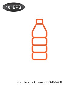 Plastic bottle icon
