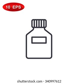 Plastic bottle icon
