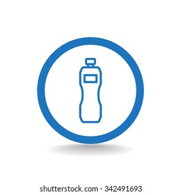 Plastic bottle icon