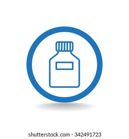 Plastic bottle icon