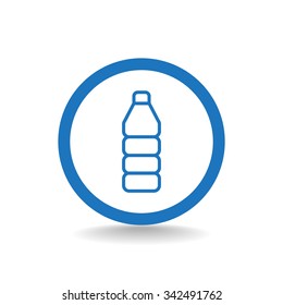 Plastic bottle icon