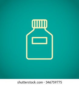Plastic bottle icon
