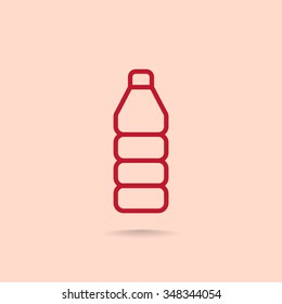 Plastic bottle icon