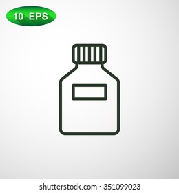 Plastic bottle icon