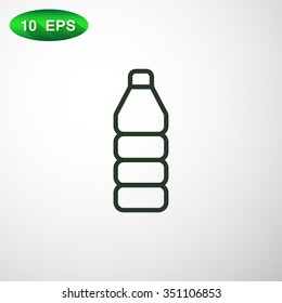 Plastic bottle icon