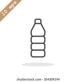 Plastic bottle icon