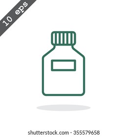 Plastic bottle icon