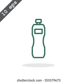 Plastic bottle icon