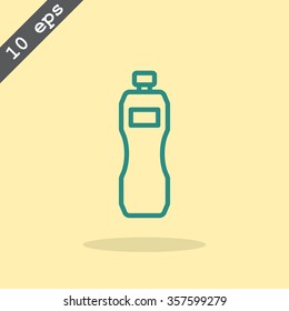 Plastic bottle icon