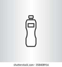 Plastic bottle icon