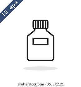 Plastic bottle icon