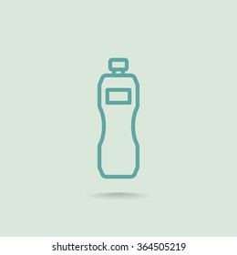 Plastic bottle icon