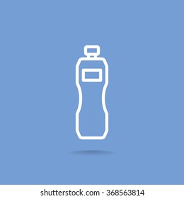 Plastic bottle icon
