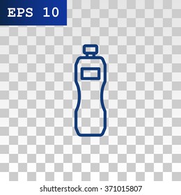 Plastic bottle icon