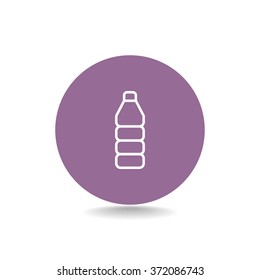 Plastic bottle icon