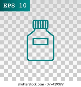 Plastic bottle icon