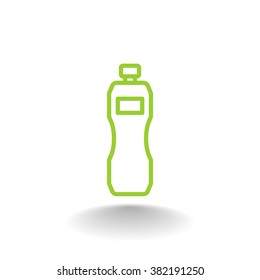 Plastic bottle icon