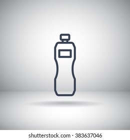 Plastic bottle icon