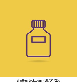 Plastic bottle icon