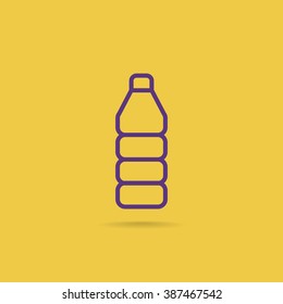 Plastic bottle icon