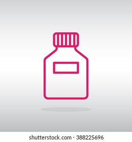 Plastic bottle icon