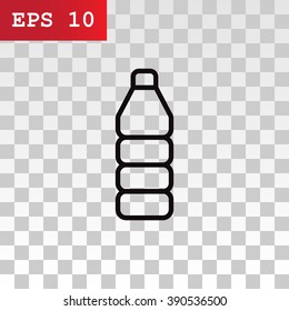 Plastic bottle icon