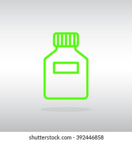 Plastic bottle icon