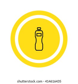 Plastic bottle icon