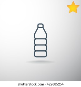 Plastic bottle icon