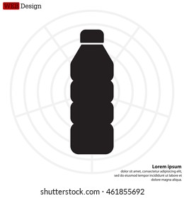Plastic bottle icon 