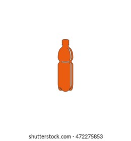 Plastic bottle icon.