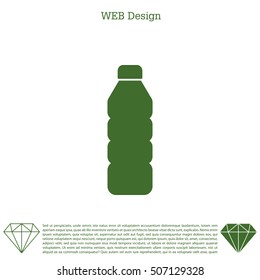 Plastic bottle icon 