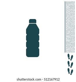Plastic bottle icon 