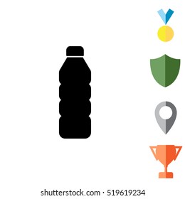 Plastic bottle icon 