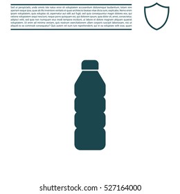 Plastic bottle icon 