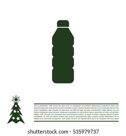 Plastic bottle icon 