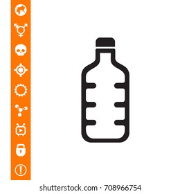 Plastic bottle icon