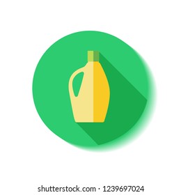 Plastic Bottle icon in flat style 