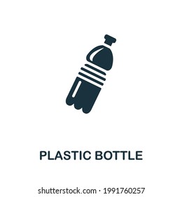 Plastic Bottle icon. Monochrome simple element from packaging collection. Creative Plastic Bottle icon for web design, templates, infographics and more