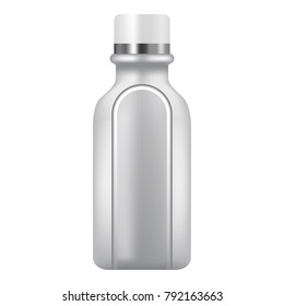 Plastic bottle icon. Realistic illustration of plastic bottle vector icon for web