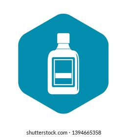 Plastic bottle icon. Simple illustration of plastic bottle vector icon for web