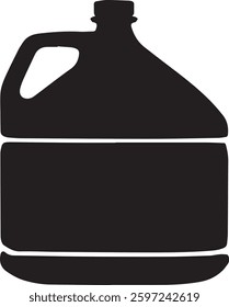 Plastic bottle icon. Simple illustration of plastic bottle vector icon for web