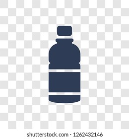 Plastic bottle icon. Trendy Plastic bottle logo concept on transparent background from Ecology collection