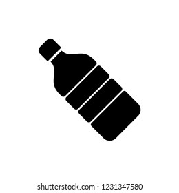 Plastic bottle icon vector