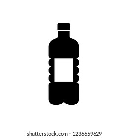 Plastic bottle icon vector