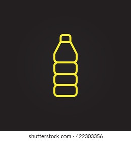  Plastic bottle icon vector, 