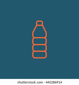  Plastic bottle icon vector, 