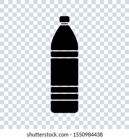 Plastic bottle icon vector illustration on blank background