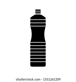 Plastic bottle icon vector illustration on blank background